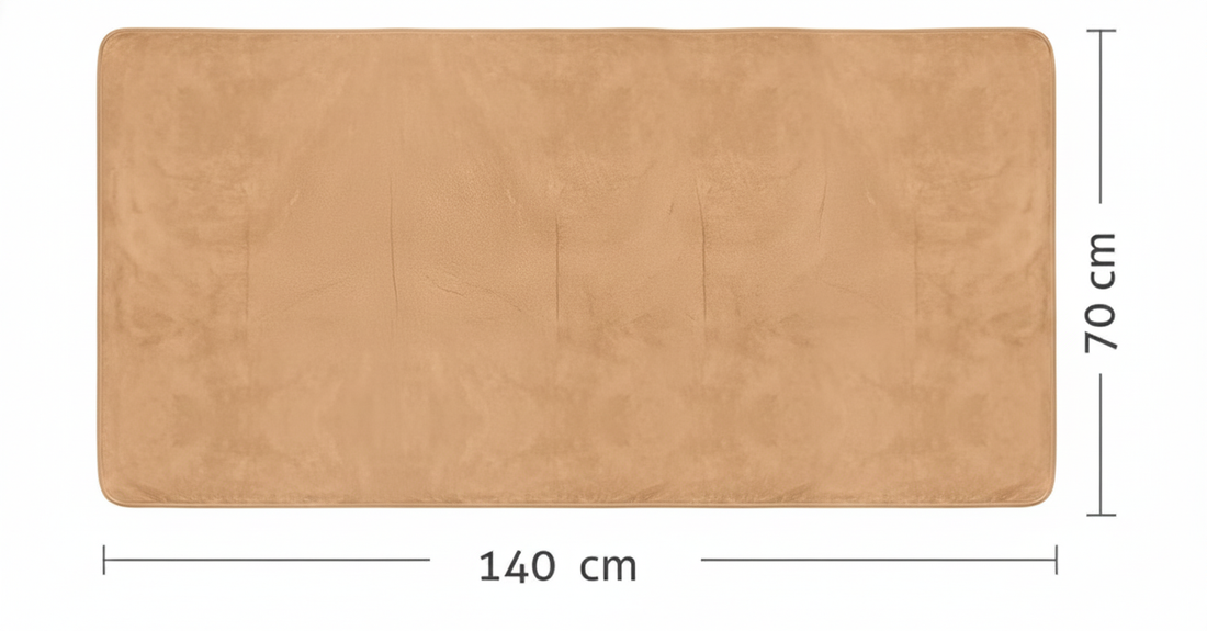 Dribble Coral Fleece 450 GSM Bath Towel 70x140 cm | Ultra Soft, Quick Dry, Highly Absorbent | Lightweight & Skin-Friendly Towel for Bathroom, Gym & Travel, (Peach/Brown, Pack of 2)
