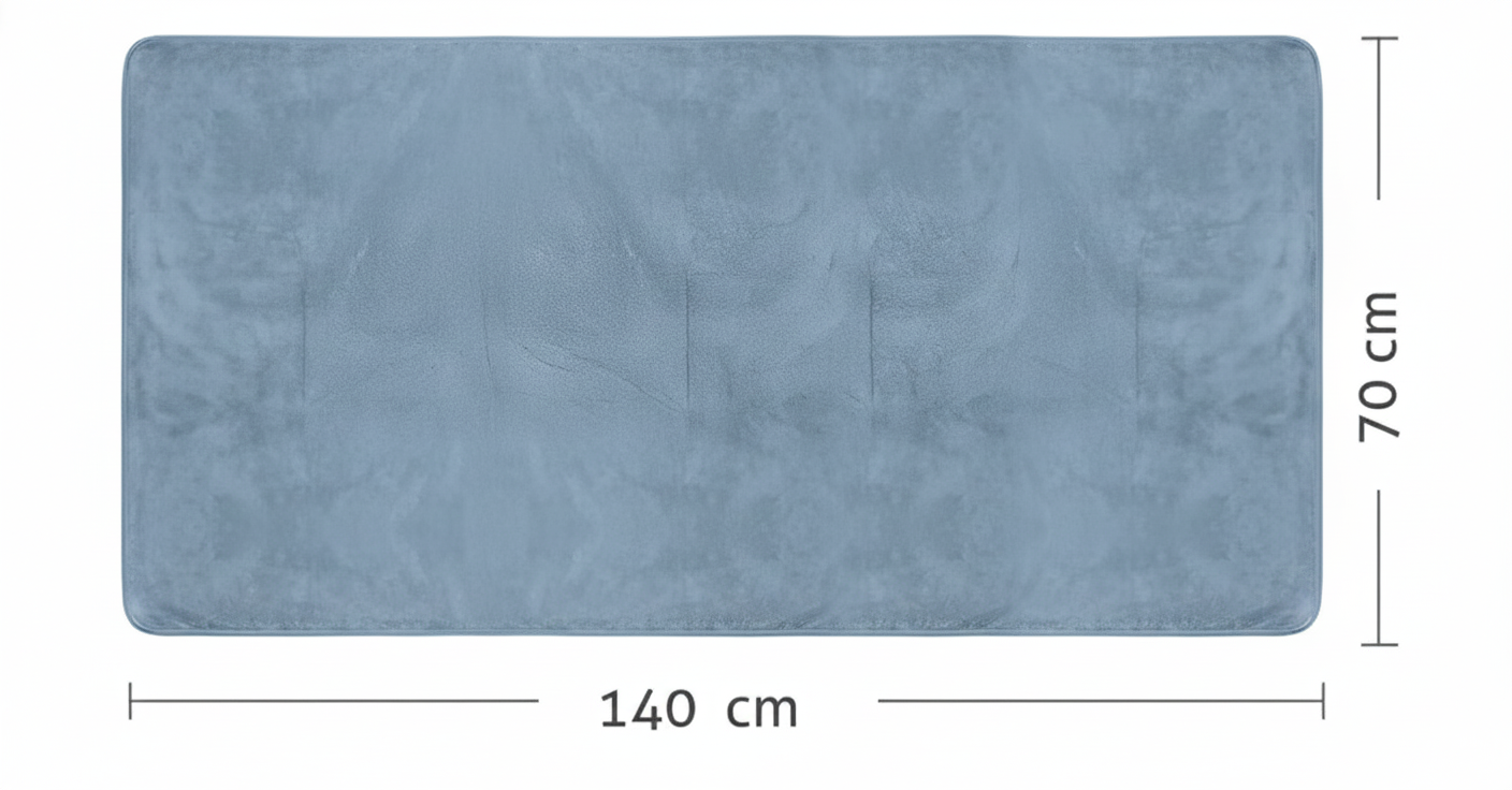 Dribble Coral Fleece 450 GSM Bath Towel 70x140 cm | Ultra Soft, Quick Dry, Highly Absorbent | Lightweight & Skin-Friendly Towel for Bathroom, Gym & Travel, (Brown/Blue, Pack of 2)